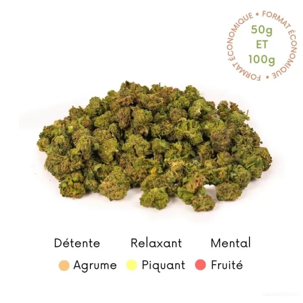 Fleur de CBD 100g pas cher